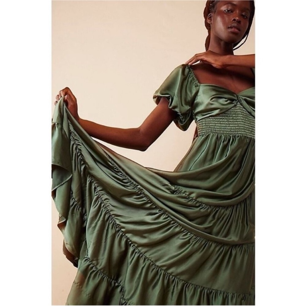 Free People Sundrenched Silky Maxi Dress - Picture 6 of 12